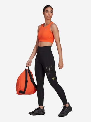 juoda ADIDAS BY STELLA MCCARTNEY Siauras Sportinės kelnės 'Truepurpose '