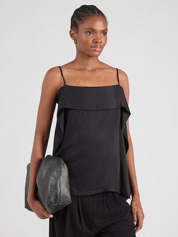 IRO Top in Schwarz: Vorderseite
