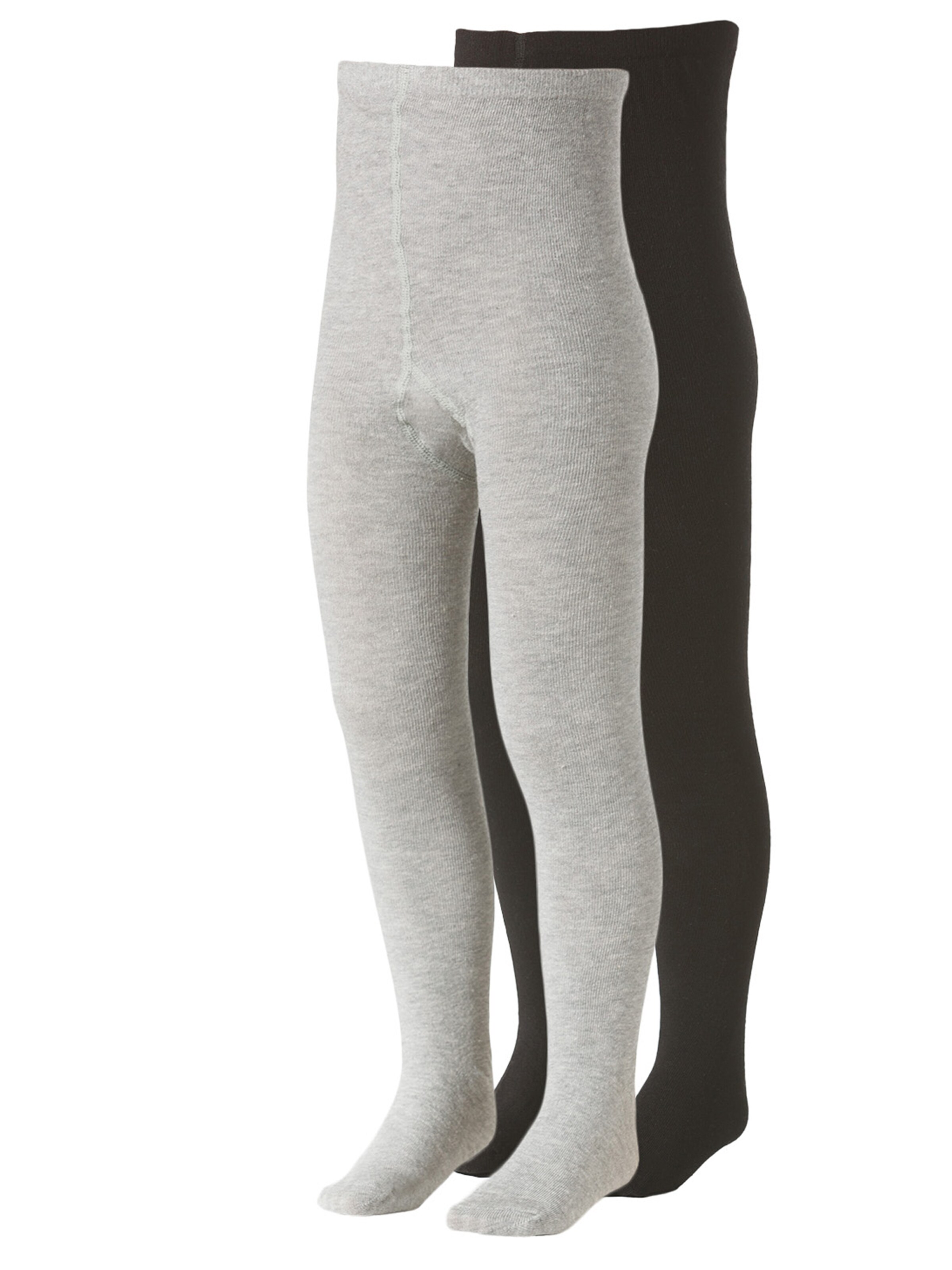 Collant di Cotton Prime in grigio: frontale