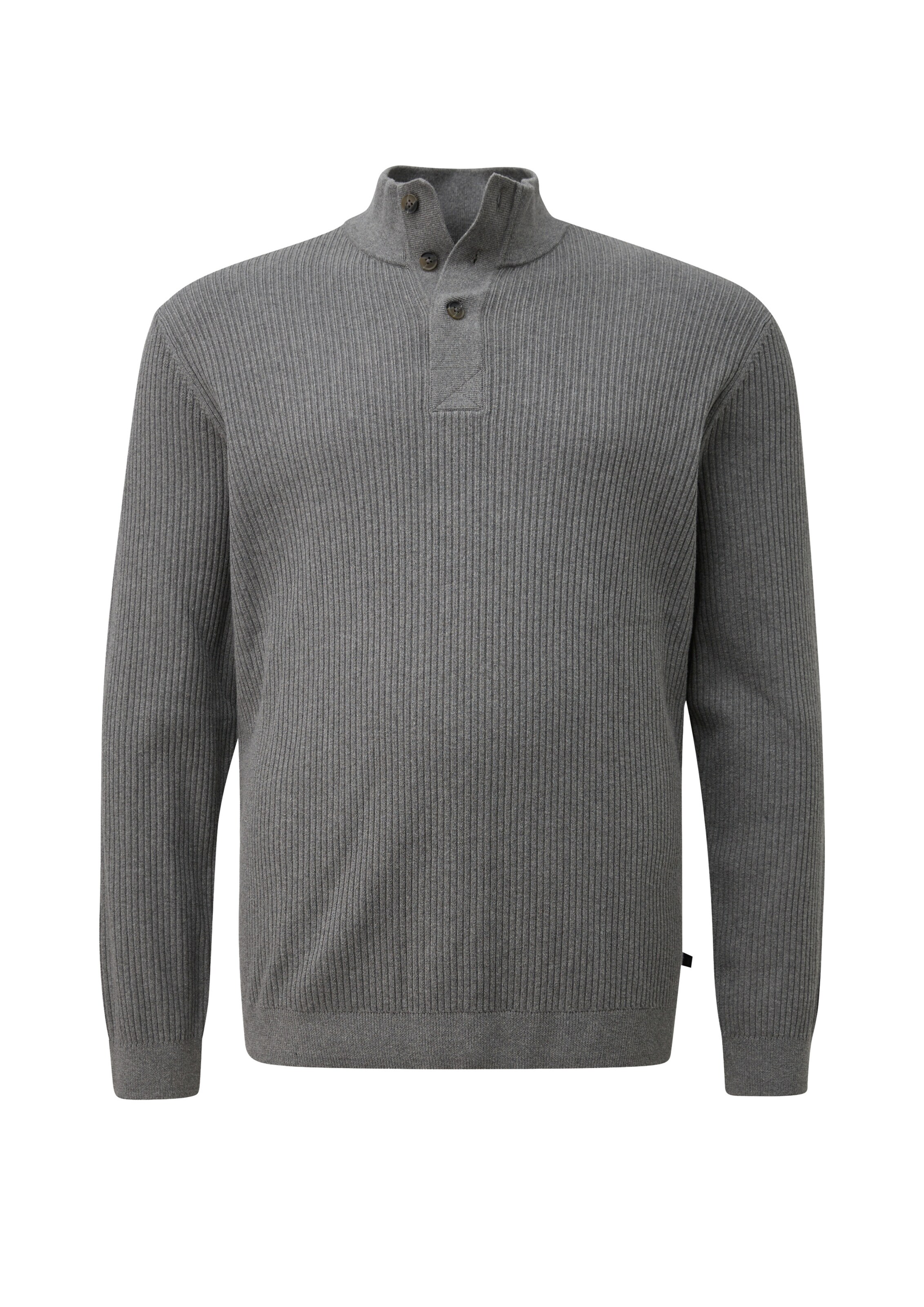 Pull-over s.Oliver Men Big Sizes en gris : devant