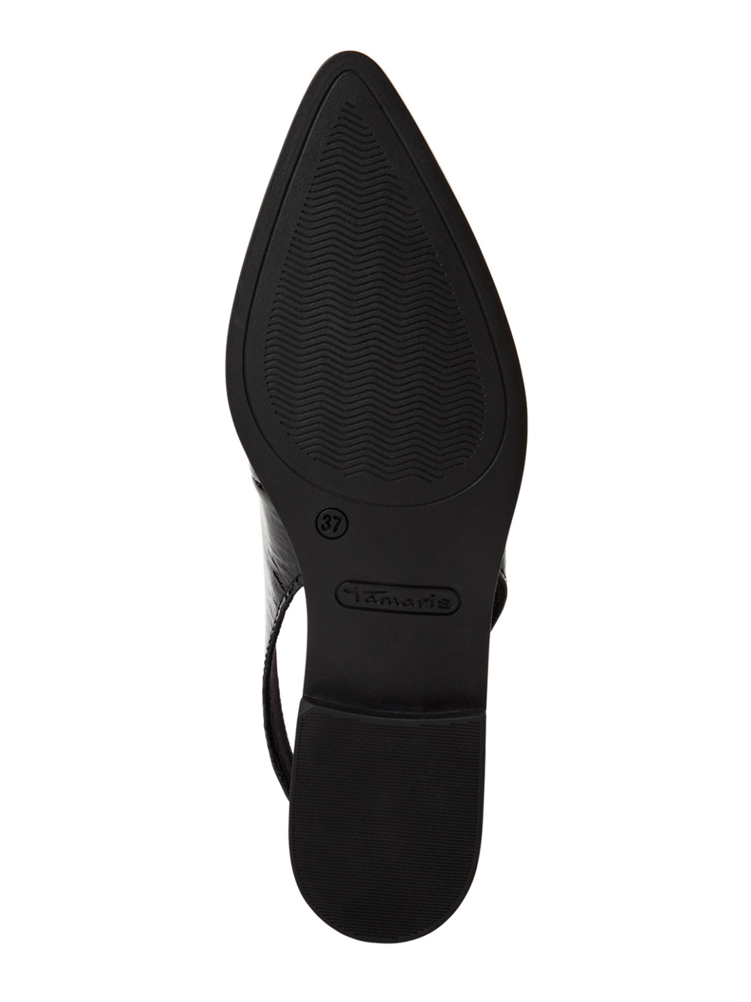 Ballerines à lanières Tamaris en noir