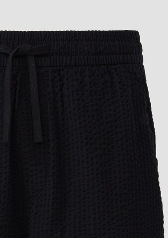 QS Regular Broek in Zwart