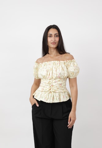 Elara Blouse in Geel