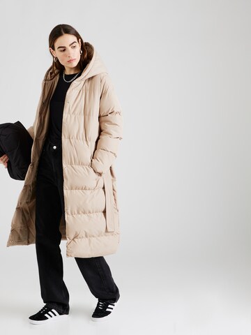 BRAVE SOUL Zimní kabát – béžová