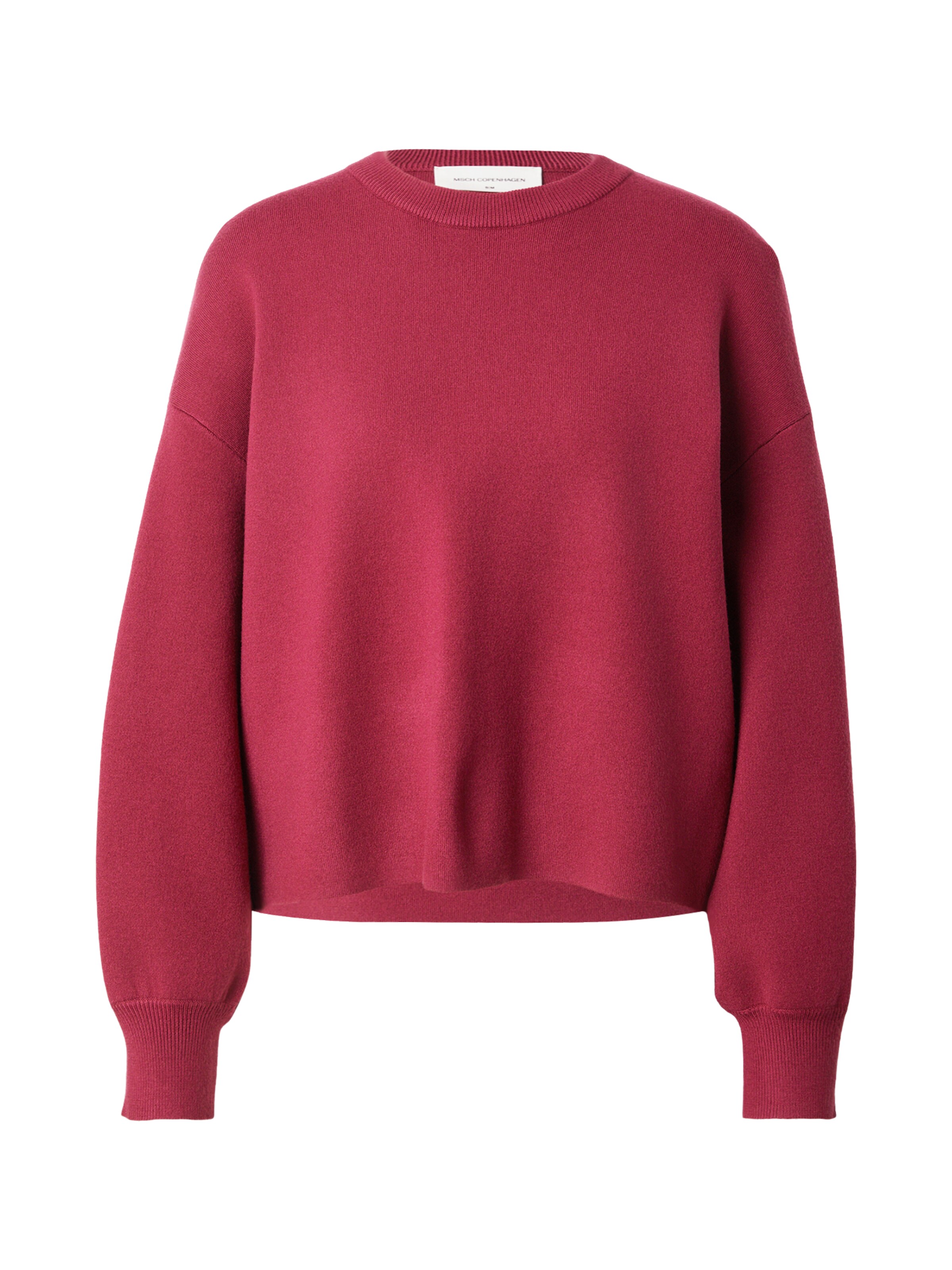 MSCH COPENHAGEN Oversized trui 'Mercy East' in Rood: voorkant