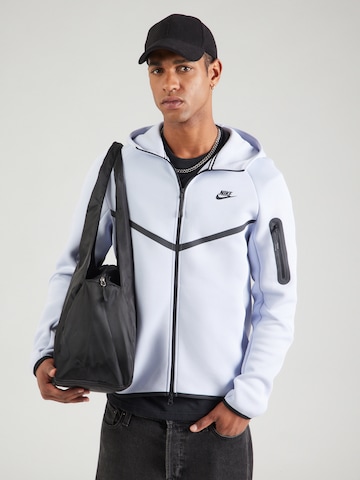 Nike Sportswear Sweatvest 'Tech Fleece' in Blauw: voorkant