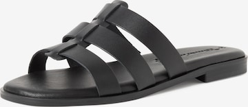 Mule Tamaris en noir : devant