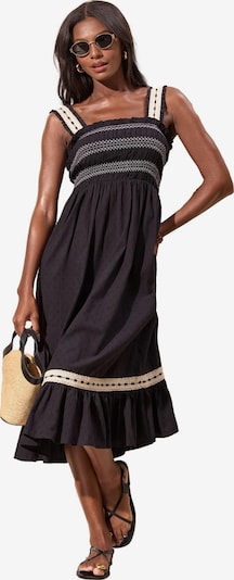 Vasarinė suknelė iš Lipsy, spalva – juoda / balkšva, Prekių apžvalga