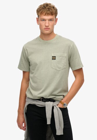 Superdry Футболка в Зеленый: спереди