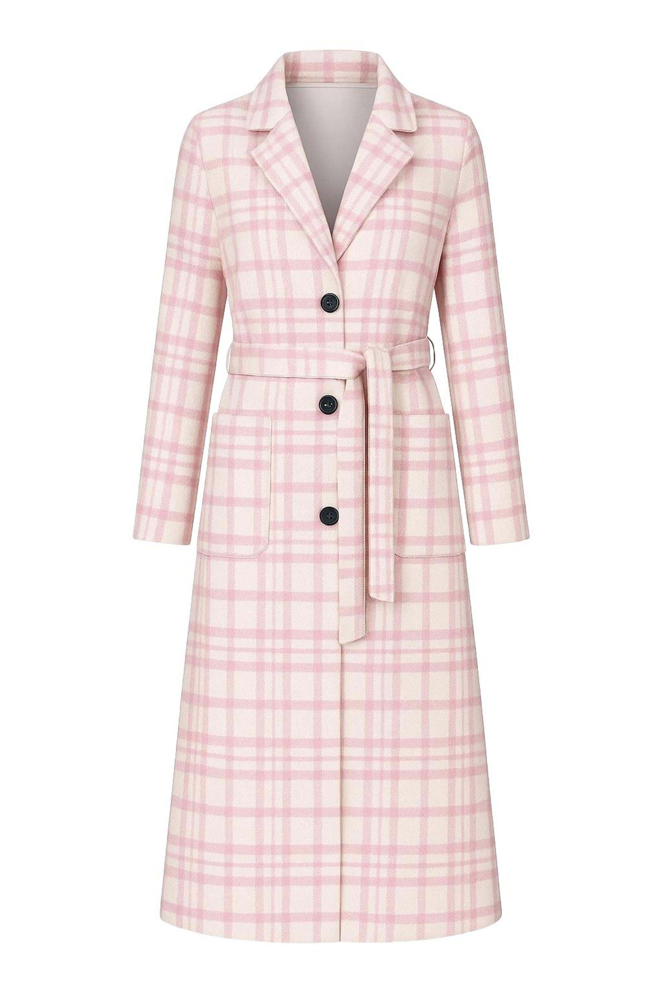 MODAMIHRAM Between-seasons coat in Pink: front