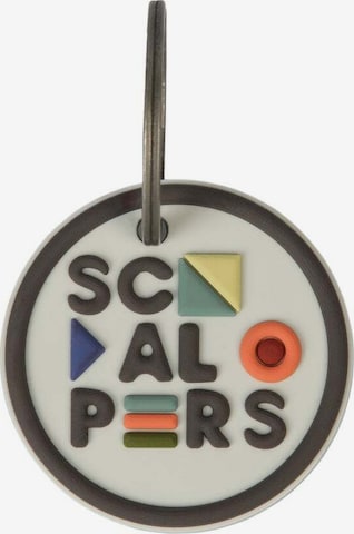 Scalpers Přívěsek na klíče – bílá: přední strana