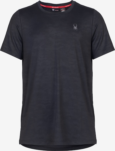 Sportiniai marškinėliai iš Spyder, spalva – juoda, Prekių apžvalga