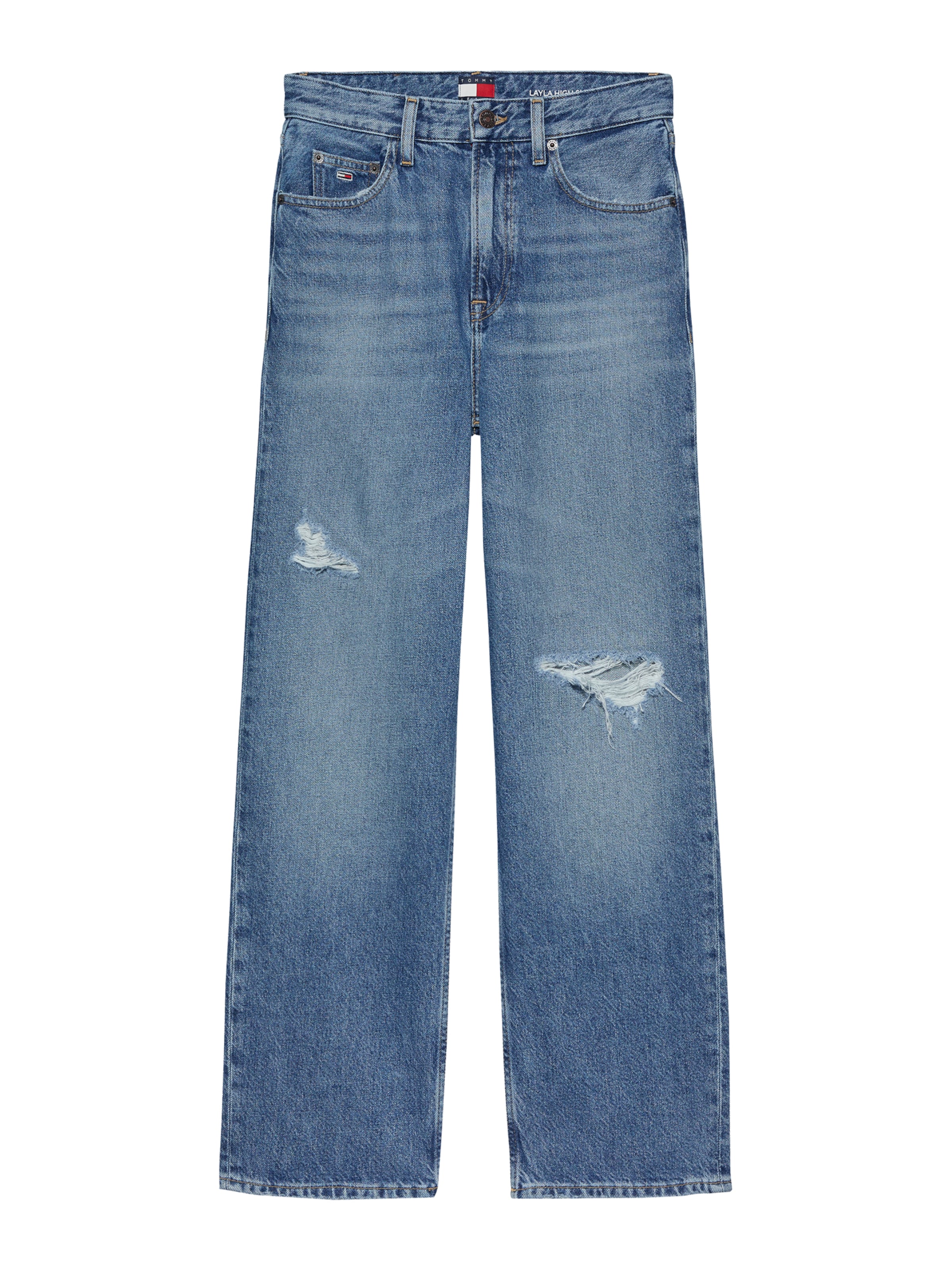 Tommy Jeans regular Τζιν 'LAYLA' σε μπλε: μπροστά