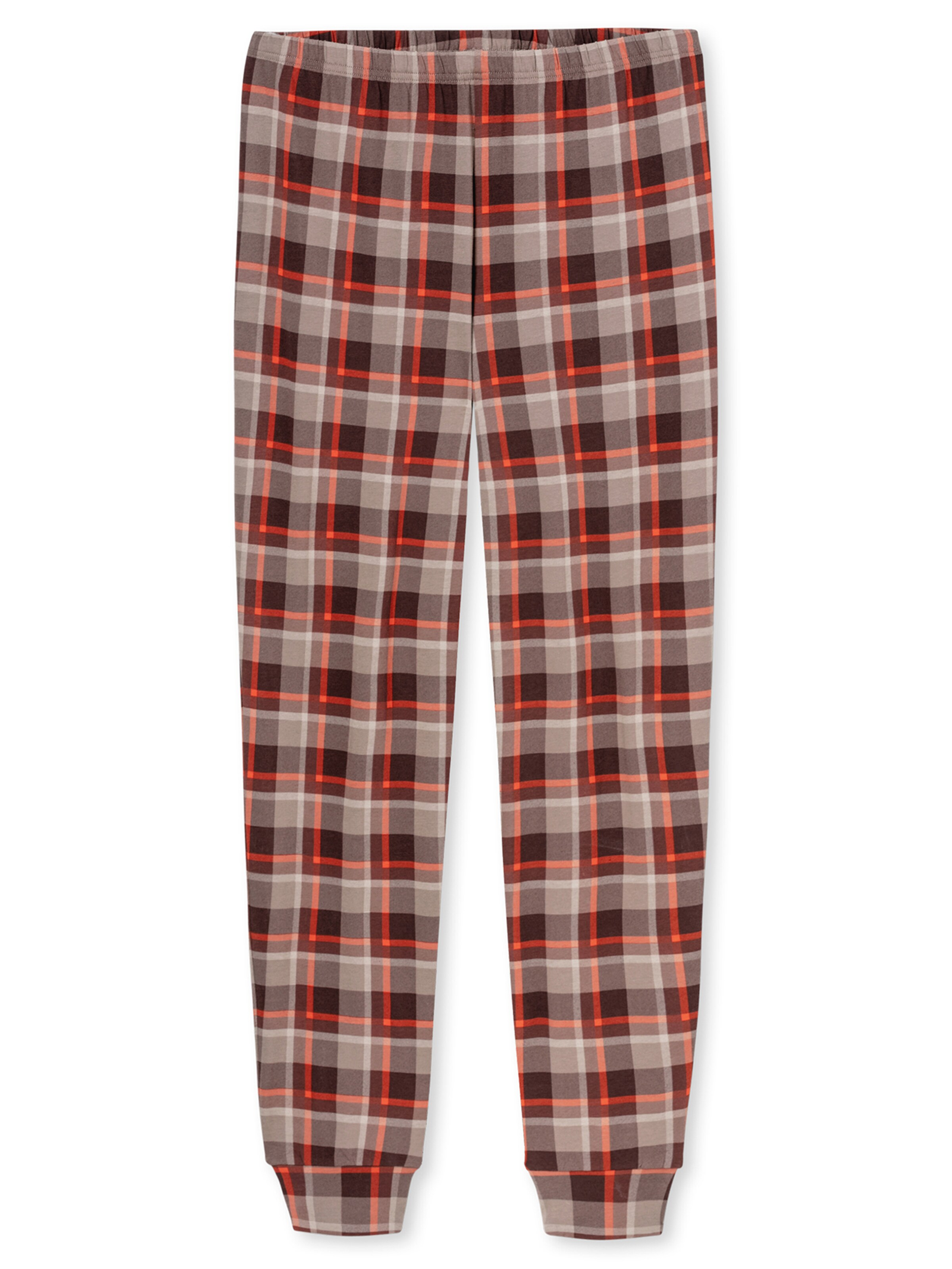 SCHIESSER Long Pajamas ' Casual Essentials ' in Beige
