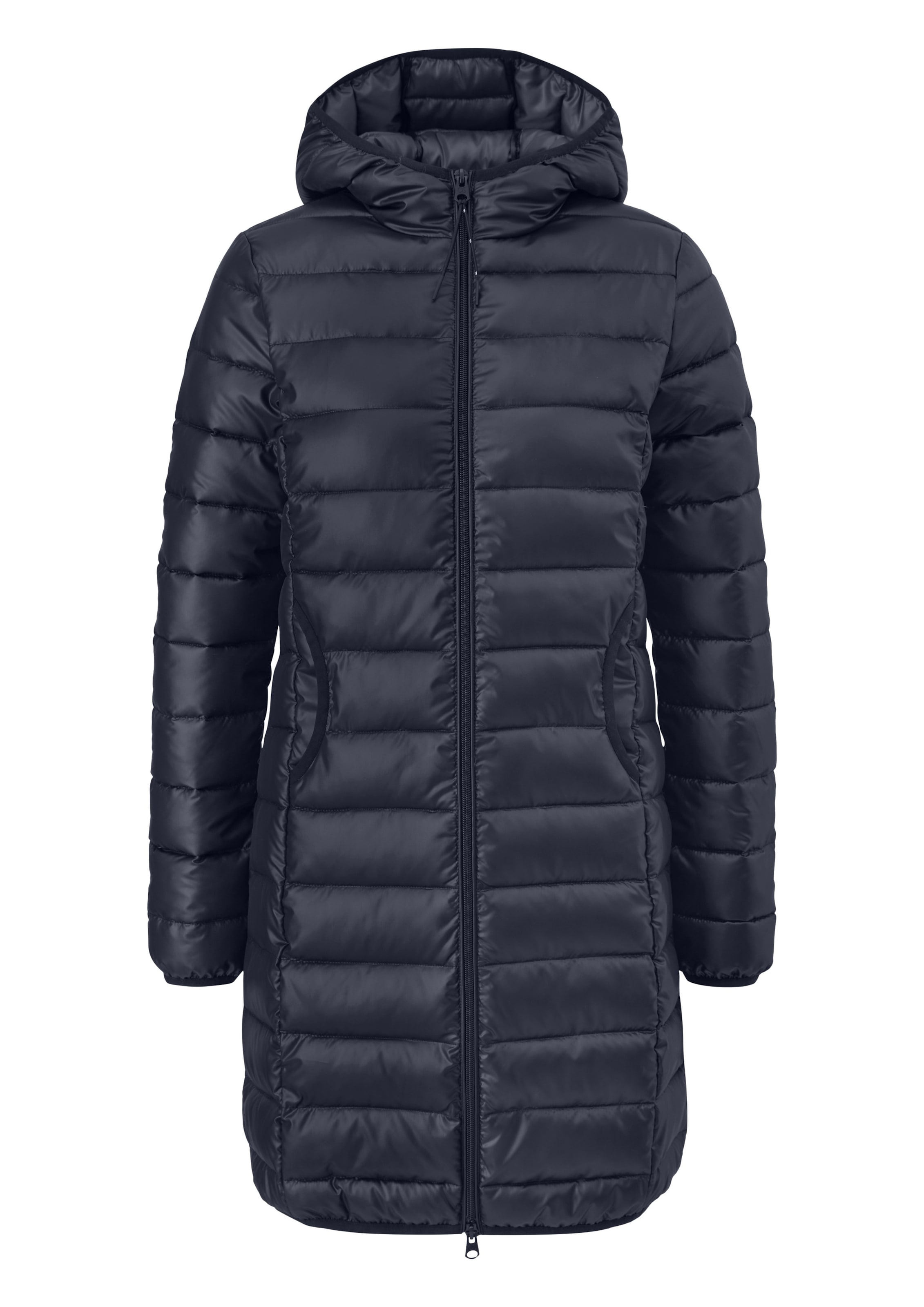 QS Wintermantel in Blau: Vorderseite