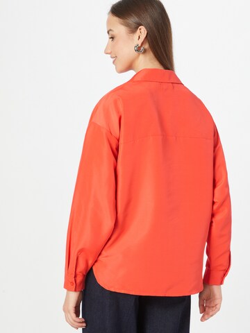 Camicia da donna 'Jylla' di PIECES in rosso