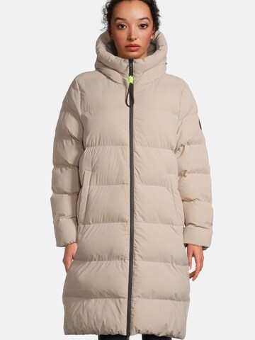 No. 1 Como Winter Coat 'Luzie' in Beige: front