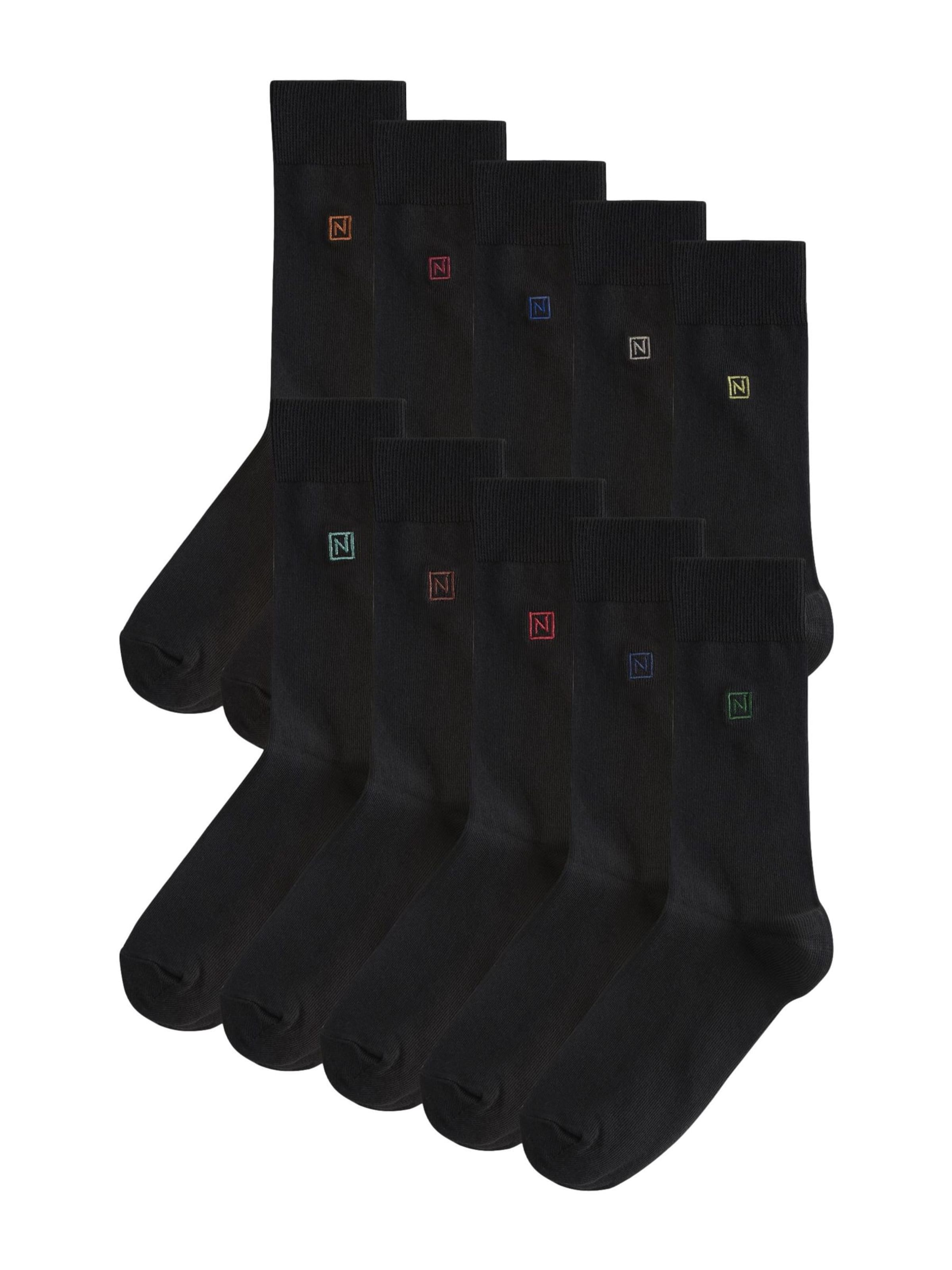 Next Κάλτσες σε μαύρο: μπροστά