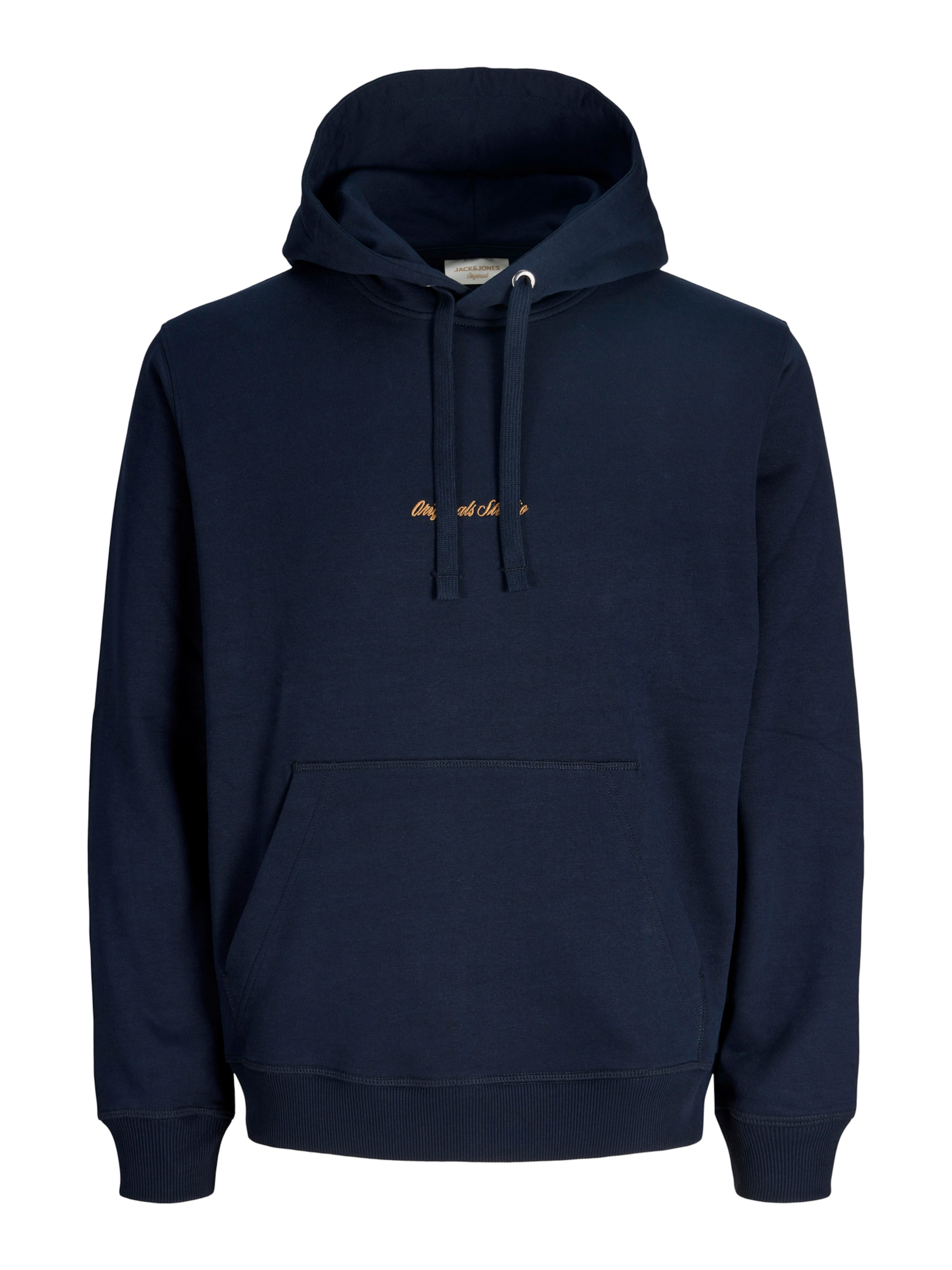 JACK & JONES Sweatshirt 'JORNorrebro' in Night blue / Orange, Item view