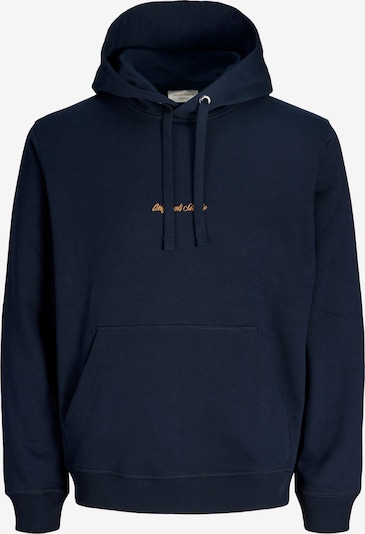 JACK & JONES Sweat-shirt 'JORNorrebro' en S en bleu nuit / orange, Vue avec produit