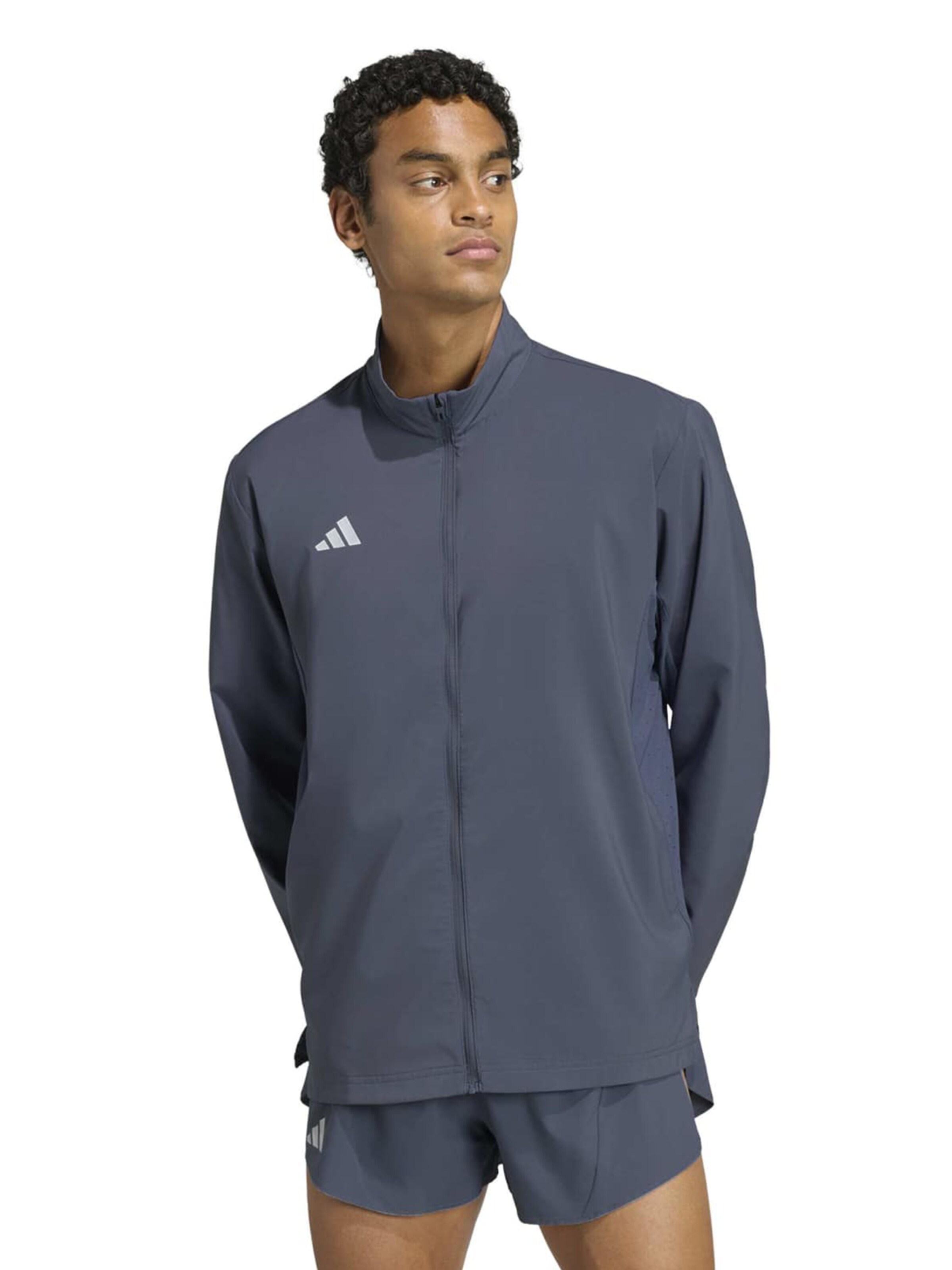 ADIDAS PERFORMANCE Urheilutakki 'Adizero' värissä sininen: etupuoli