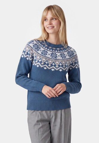 Usha - Jersey 'Modern Women' en azul: frente