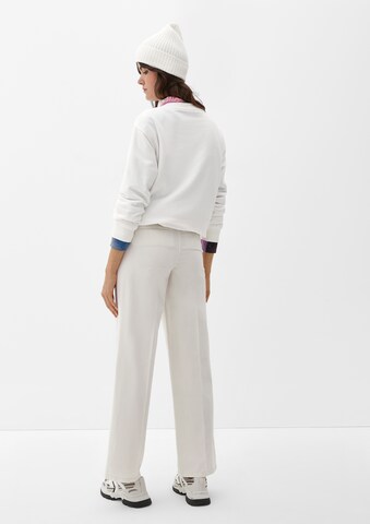 Wide Leg Pantalon à pince s.Oliver en gris