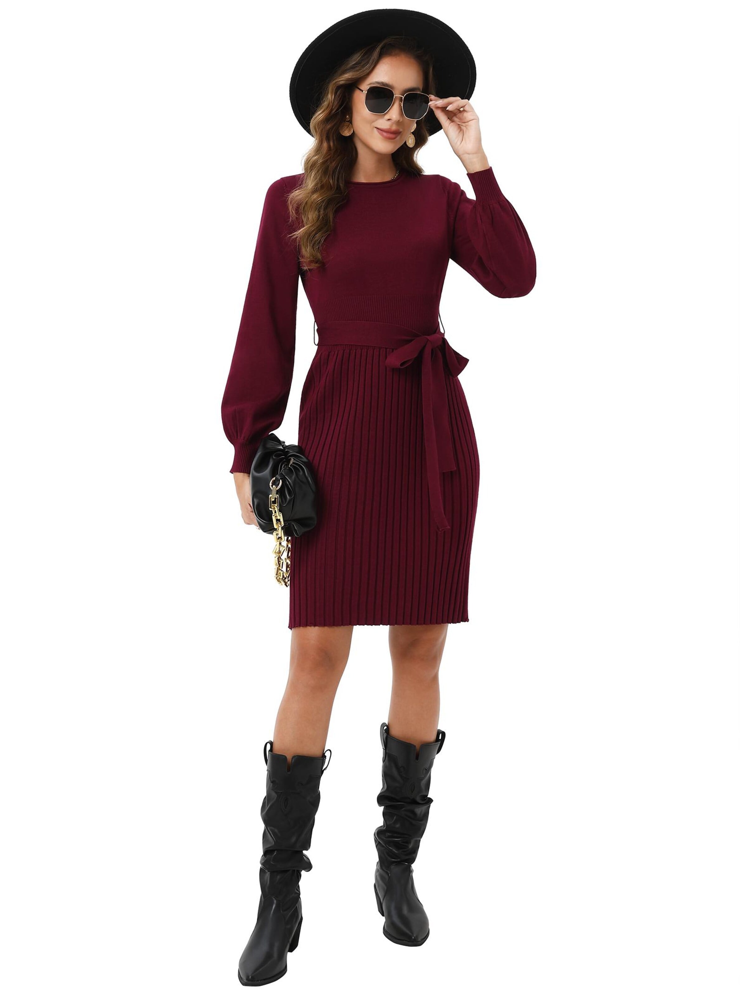 Yesfashion Dress in Red