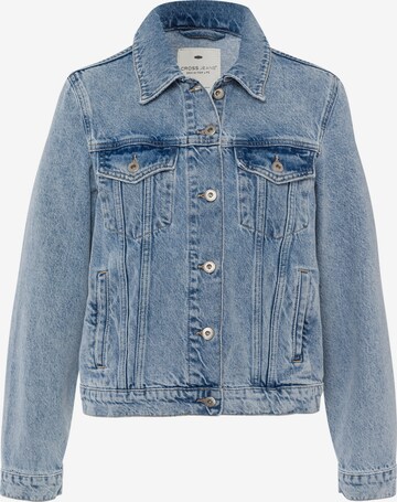 Cross Jeans Between-Season Jacket in Blue: front
