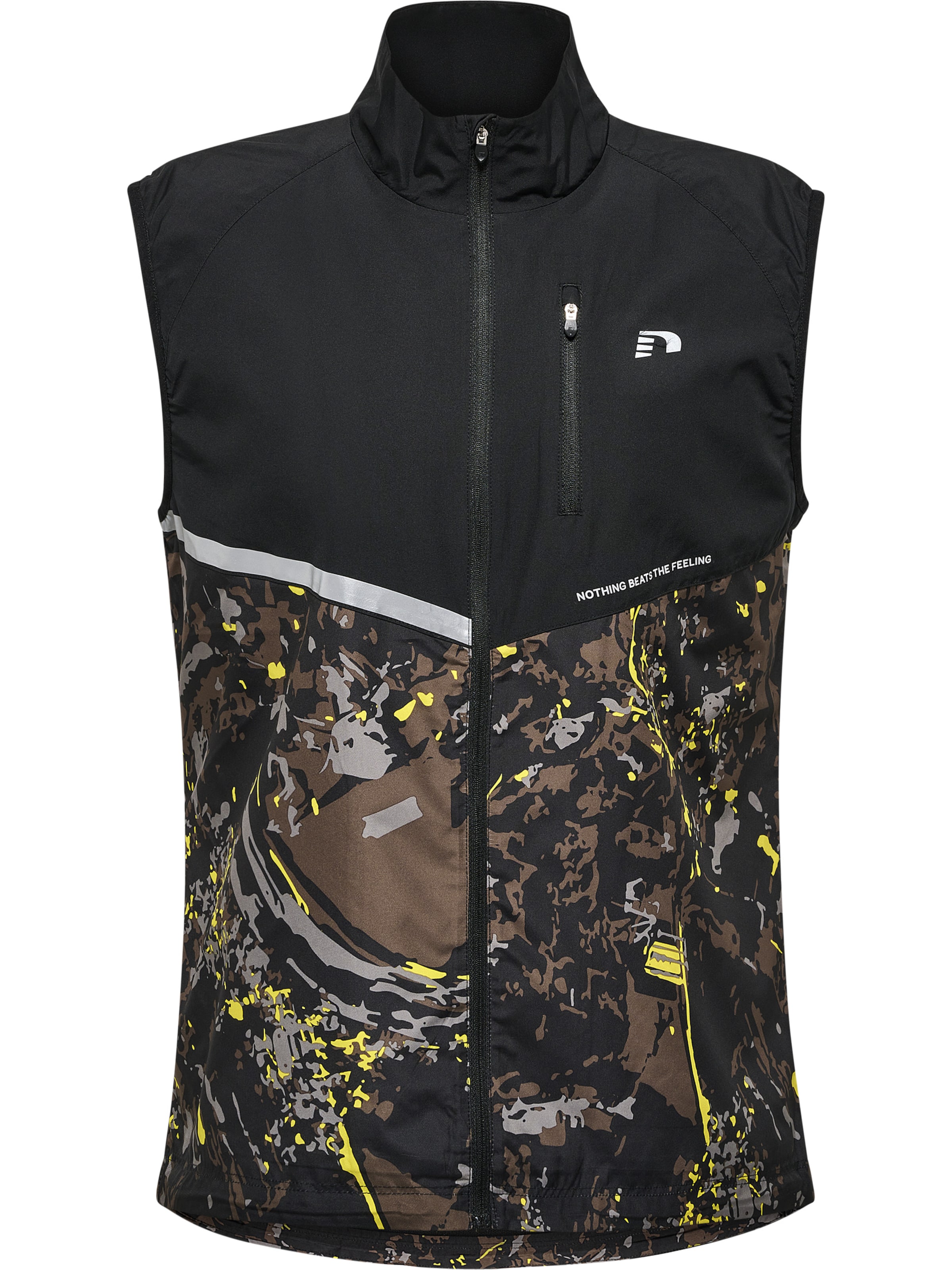 Gilet de sport Newline en noir : devant