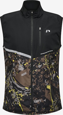 Gilet de sport Newline en noir : devant