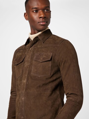 Goosecraft Between-Season Jacket 'Wyatt' in Brown