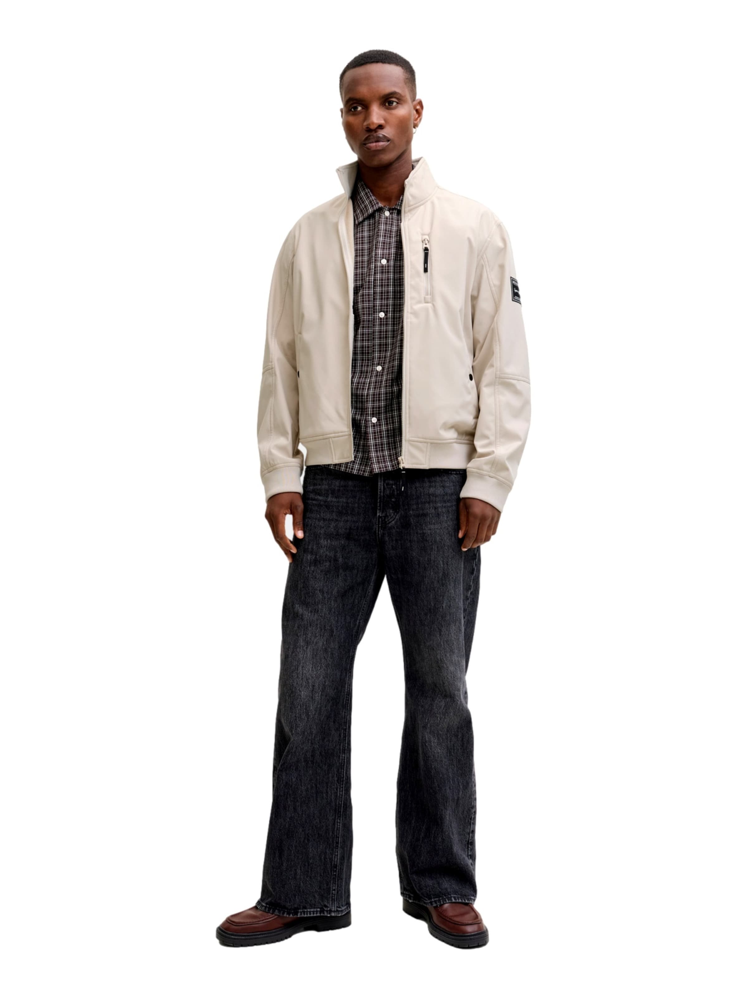 JACK & JONES Tussenjas 'JJEParker' in Beige