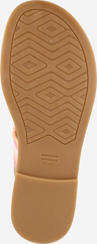 Flip-flops 'BREE' de la TOMS pe galben