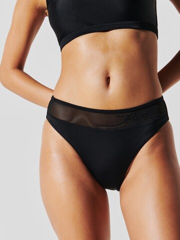 Karl Lagerfeld Bikini hlačke | črna barva