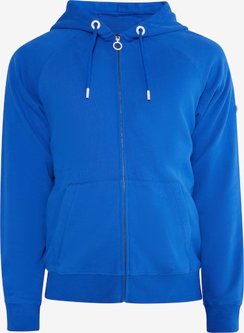 DreiMaster Maritim Sweat jacket in Blue: front