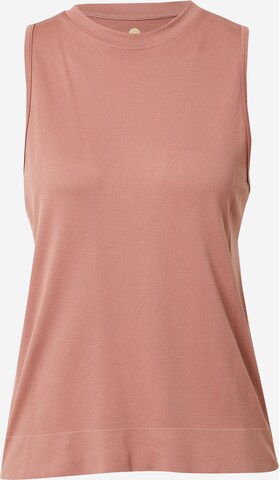 Athlecia Sports Top 'Laimeia' in Brown: front