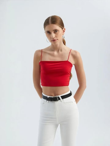 Hiccup Top 'Crop Top' – červená
