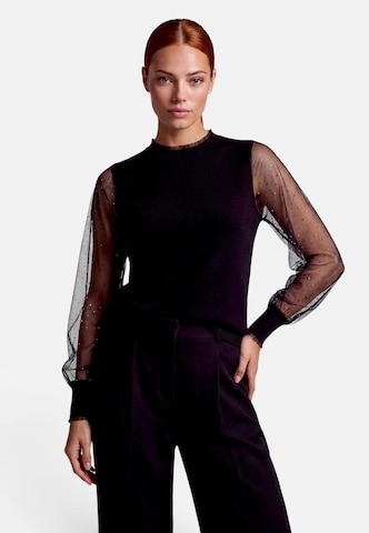Pullover di zero in nero: frontale