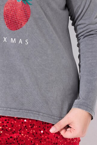MIAMODA Shirt in Grey