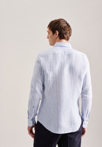 Slim fit Camicia di SEIDENSTICKER in blu