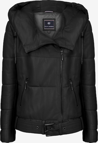 Veste mi-saison Felix Hardy en noir : devant