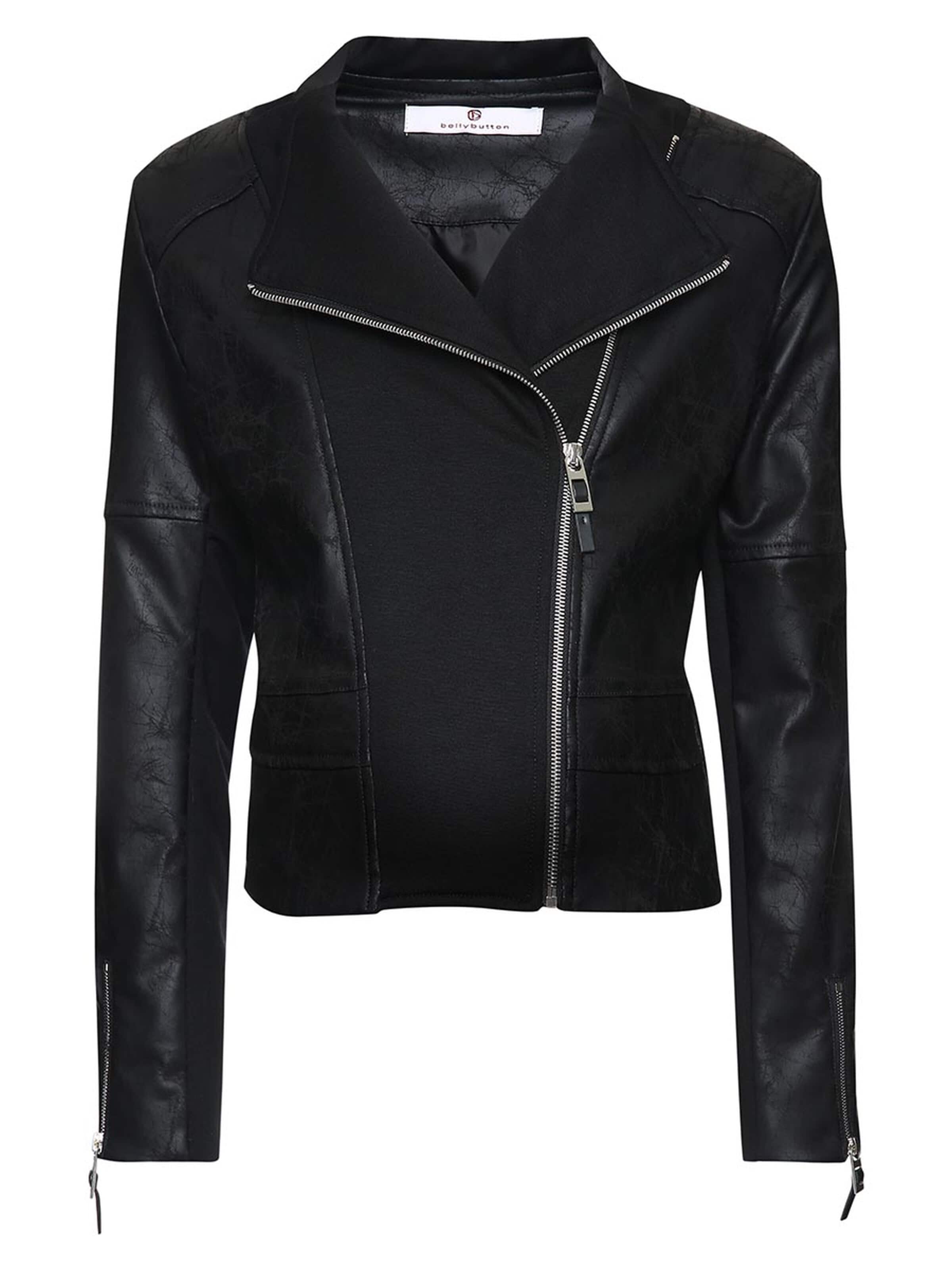 BELLYBUTTON Between-Season Jacket in Black: front