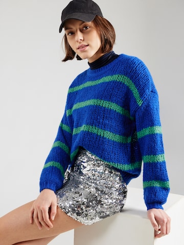 Pull-over 'ONLALYSSA' ONLY en bleu : devant