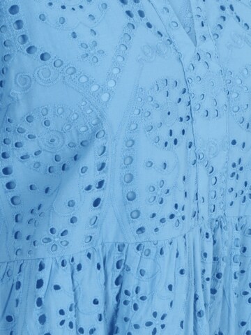 Y.A.S Petite Shirt dress 'HOLI' in Blue