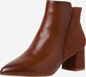 Bottines JANA en marron : devant