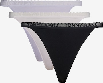 Tommy Jeans Thong in Purple: front