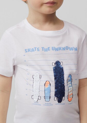 T-Shirt s.Oliver en blanc