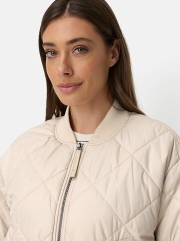CAMEL ACTIVE Oversize Bomberjacke mit Diamantsteppung in Beige
