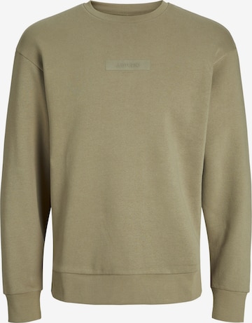 Jack & Jones Junior Sweatshirt 'Taka' in Brown: front